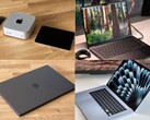 Apple Mac mini、MacBook Air 和 MacBook Pro 的拼贴图，可能与即将推出的 M5 系列相似（图片来源：Notebookcheck）