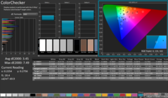 校准后的 ColorChecker
