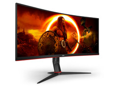 AOC Gaming CU34G2XP/BK 有四路视频输出。(图片来源：AOC）