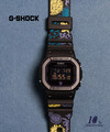 卡西欧 G-Shock x Converse Tokyo DW-5600X 手表。(图片来源：匡威东京）
