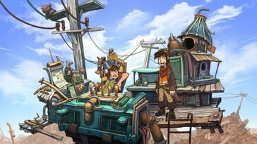 图为：《Deponia》的游戏截图。
