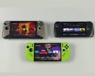微星 Claw A8、华硕 ROG Ally X 和微星 Claw 8 AI+ 等三款掌上游戏机的俯视图（图片来源：ETA PRIME via YouTube）