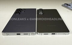 三星Galaxy S25 Edge 比Galaxy S25 Ultra 薄近 30%。(图片来源：@OnLeaks /Android Headlines)