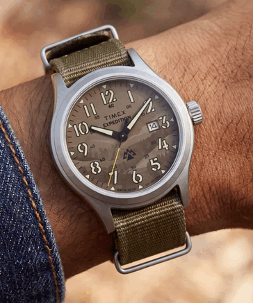 Timex TW2Y89500 配有浅棕色迷彩表盘