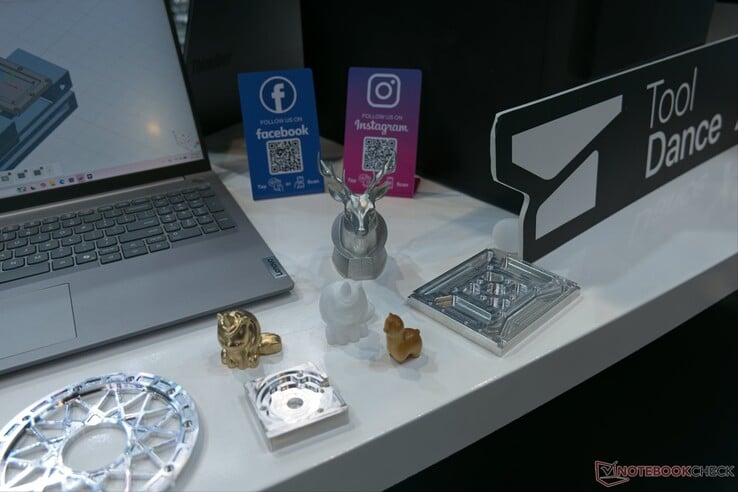 IFA 上还展出了加工完成的工件