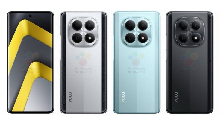 Poco M8 和 Poco M8 Pro 的设计基本相同（图片来源：Winfuture）