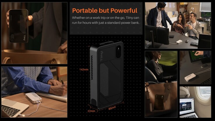 Pocket Lab 微型电脑非常小巧。