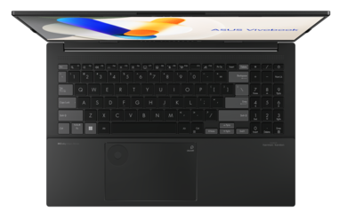 华硕 VivoBook Pro 15 OLED - 配备华硕 DialPad 的键盘。(图片来源：华硕）