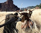 深红沙漠里德恶魔 BOSS 战。(图片来源：Steam）