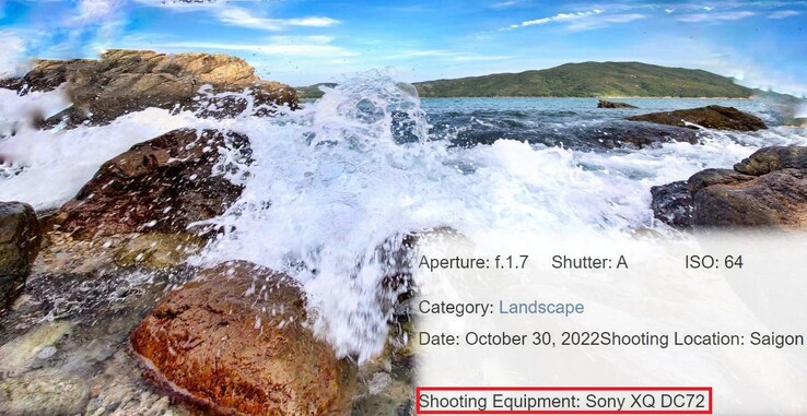 "Xperia 1 V "拍摄。(图片来源：DCFever上的rcalex--已编辑)