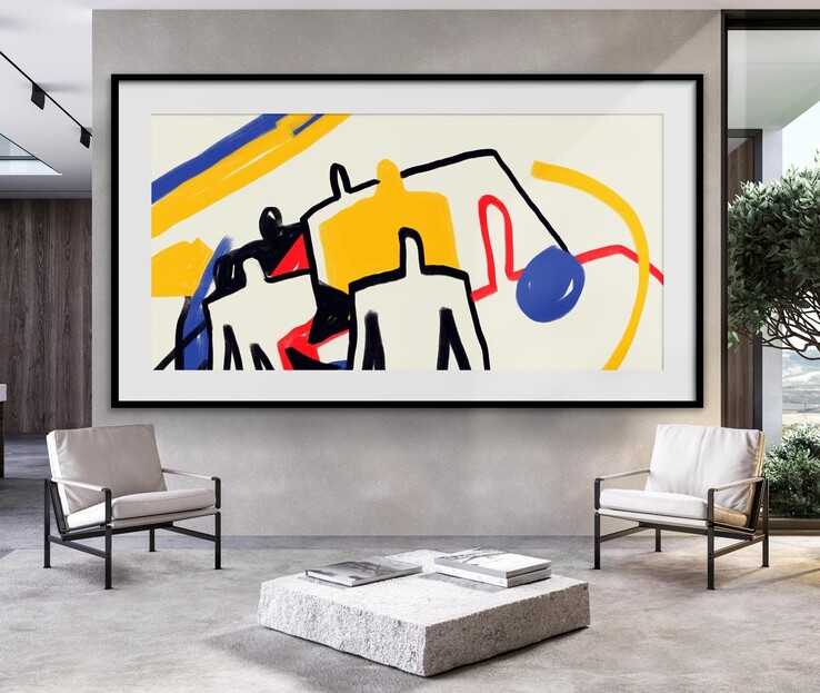 LG Magnit Active Micro LED 显示器可以在不使用时显示精选的艺术杰作。(图片来源：LG）