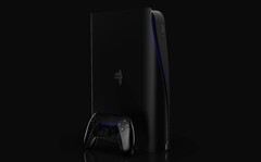 某种 PS5 Slim 可能最早于 2023 年 8 月面世。(图片：Concept Creator 制作的 PS5 Slim 概念图）