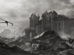 生化危机 Requiem》中浣熊市警察局的截屏(图片来源:Capcom)