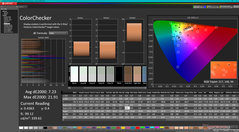 校准前的 ColorChecker