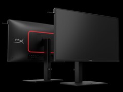 HyperX OMEN 27 英寸 QD-OLED 游戏显示器展示前后设计（图片来源：惠普）