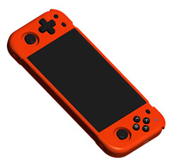 XU40 H55 似乎是以 Switch Lite 为原型，但重新调整了 d-pad 和左摇杆的位置。(图片来源：XU Retro via Retro Handhelds）