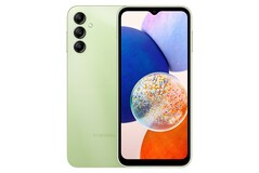 Galaxy A14 5G浅绿色。(图片来源：三星)