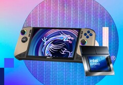 微星 Claw 8 AI+ 首次亮相于 2025 年的 IFA 展会。(图片来源:微星科技、英特尔,经编辑)