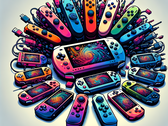 任天堂 Switch 2 可能更像是一个简单的主机更新，而不是整个专业版的重新制作。(DALL-E 3 AI 生成的图片）。