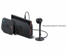 任天堂 Switch 2 相机通过 USB-C 接口与任天堂 Switch 2 相连（图片来源：任天堂）