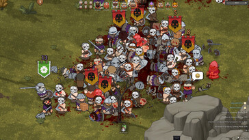 一幅显示诺兰两军交战的图片。