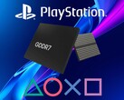 显示有 GDDR7 内存的 PlayStation 徽标（图片来源：索尼 PlayStation、Memphis Electronic GmbH 编辑）。