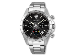 这款全新 Seiko 腕表的表背上饰有系列标志、序列号以及下北泽的土龙图案