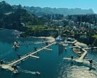 显示未来城市 Anno 2205 的图像。