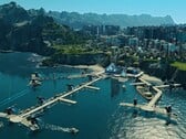 显示未来城市 Anno 2205 的图像。