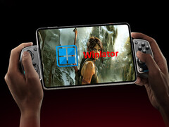 Winlator 10.1 现已可供下载。图：RedMagic Astra 的宣传图片。(图片来源：RedMagic 和 brunodev85 - 已编辑）