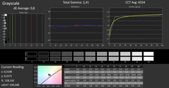 CalMAN: Greyscale - calibrated