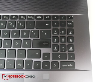 压扁的数字键盘，小的方向键，右边的Fn键