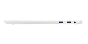 LG Gram Pro 360 - 右 - USB 3.2 Gen2 Type-A、3.5 毫米组合音频插孔。(图片来源：LG）