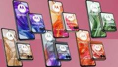 Razr Plus 2024。(图片来源：摩托罗拉）