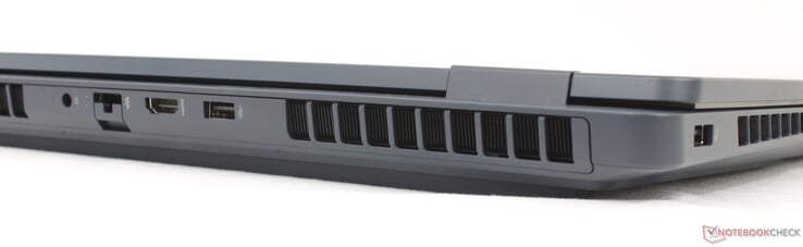 背面：交流适配器、RJ-45（1 Gbps）、HDMI 2.1、USB-A（10 Gbitps）