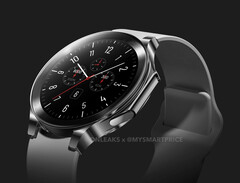 OnePlus Watch 2 与前代产品几乎没有任何相似之处。(图片来源：@OnLeaks &amp;amp; MySmartPrice）