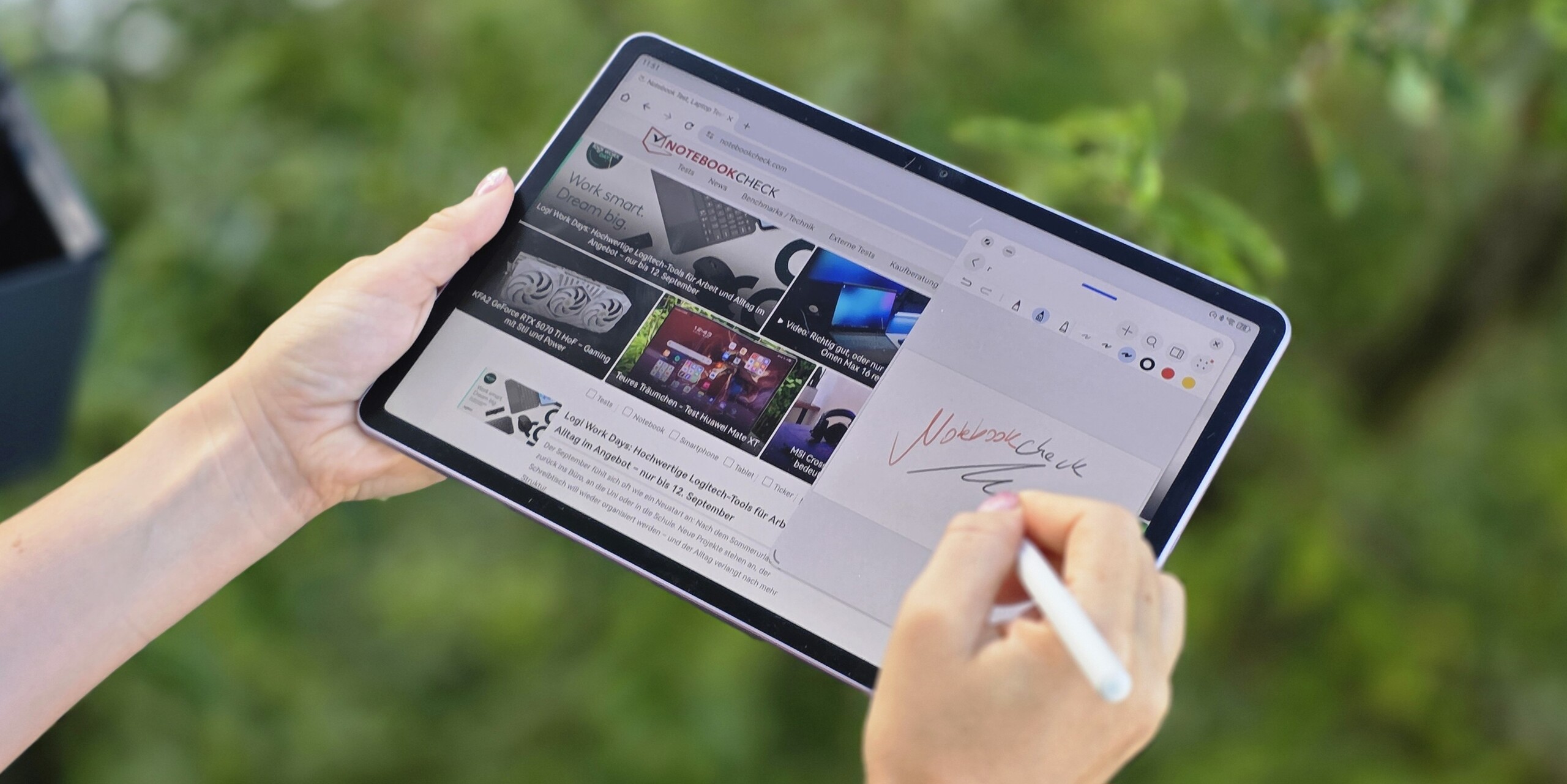 华为 MatePad 11.5 (2025) PaperMatte 平板电脑评测（图片来源：Marcus Herbrich） 
