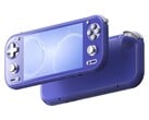 靛蓝色的 Anbernic RG 55G1。