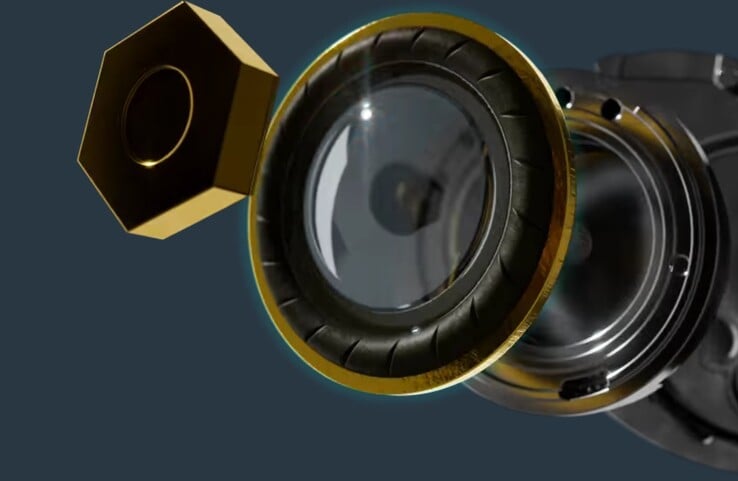 两种 Glass Core 型号都使用 10 毫米玻璃膜片(中),而 Glass Core Pro 增加了一个 MEMS 高频驱动器(左)。