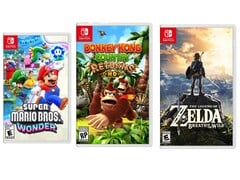 多款任天堂Switch平台的第一方游戏正在打折销售。