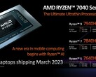 Ryzen 7 7840HS已经在网上进行了基准测试（图片来自AMD）