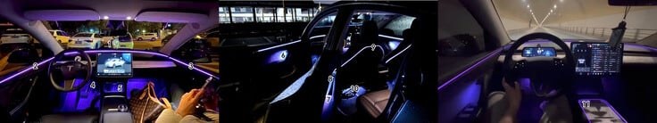 Star Ring Tesla 氛围灯套件分区。