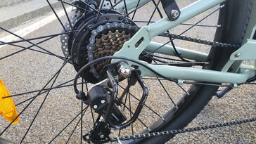Shimano Entry 7 档变速器 - Touroll B2 电动自行车测试