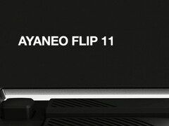 Ayaneo Flip 11 的官方预告显示了后置实体按键。(图片来源：Ayaneo - 已编辑）