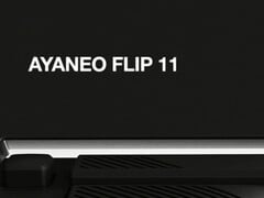 Ayaneo Flip 11 的官方预告显示了后置实体按键。(图片来源：Ayaneo - 已编辑）