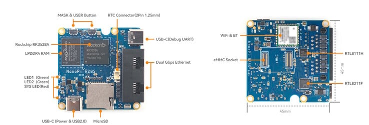 设备配有 microSD 卡插槽,但没有 GPIO 接口