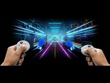 Galaxy XR 头显控制器渲染图。(图片来源：Android Headlines）