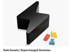 Supercharged Gummies 有 Cyberberry、Mango Bolt 和 Dog Mode Chill 三种口味。(图片来源：特斯拉）