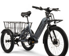 Buzz Cerena T2 电动三轮车配备 500 Wh 电池，续航里程可达 40 英里（64.3 公里）（图片来源：Buzz）