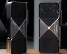 两张由黄仁勋签名的创始人版显卡。(图片来源：Nvidia） 
